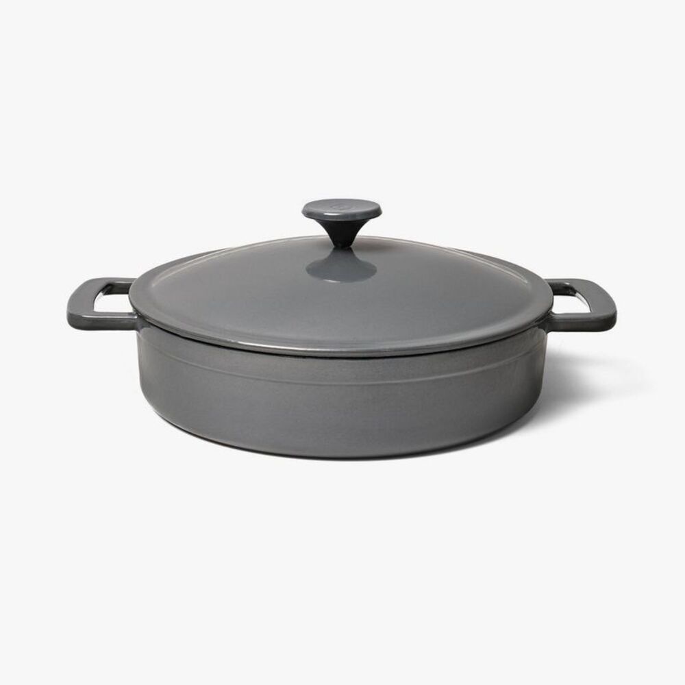 3.5qt Enamel Braiser Gray Eclipse - Figmint